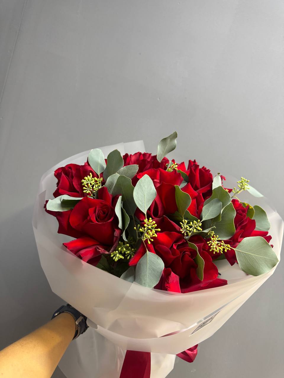 Букет «Карминное обещание»